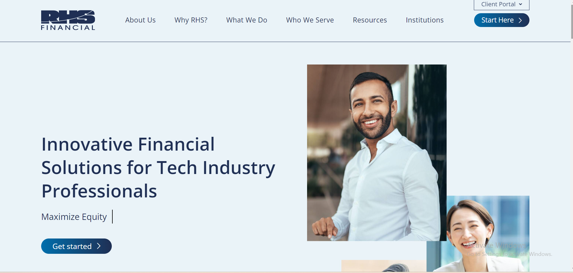 Financial Website